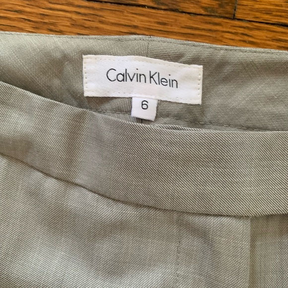 Calvin Klein Women’s Light Gray Dress Pants - Picture 2 of 4